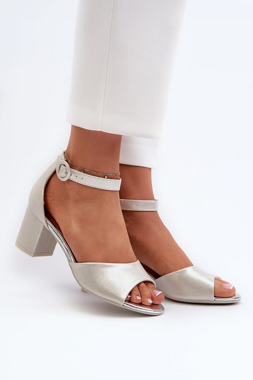 Heel sandals model 196978